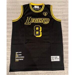 Headgear Classics Kobe Bryant Mamba Legend #8 #24 Basketball Jersey XL NWT